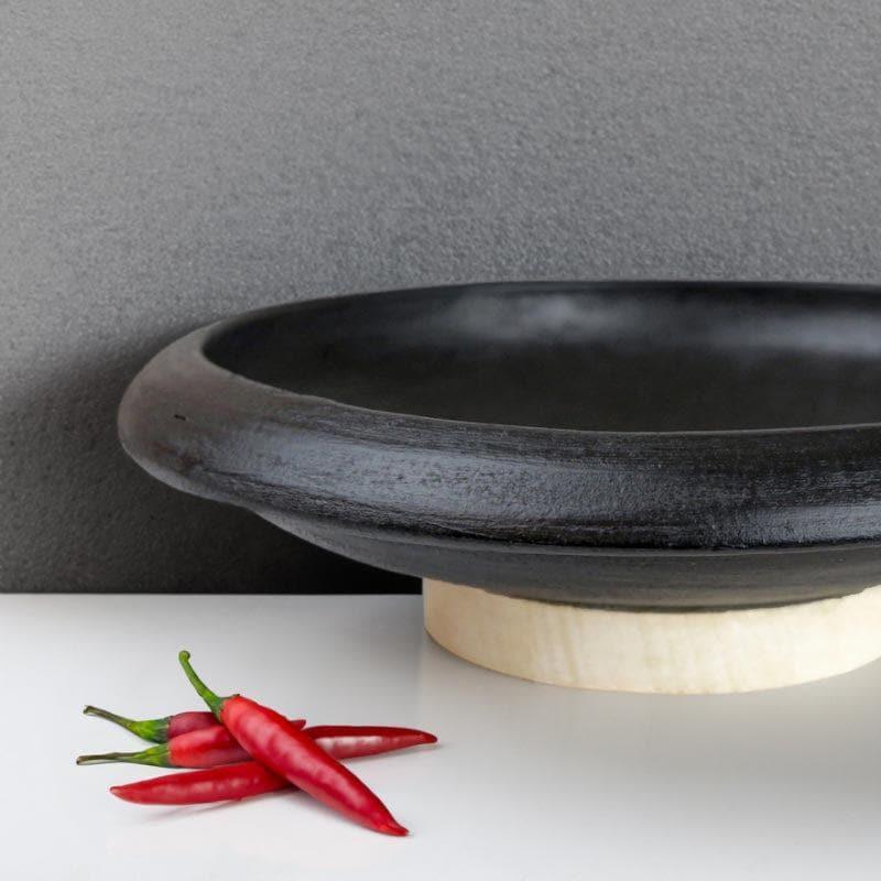 Buy Sinta Clay Pan - Black Cooking Pot from Vaaree