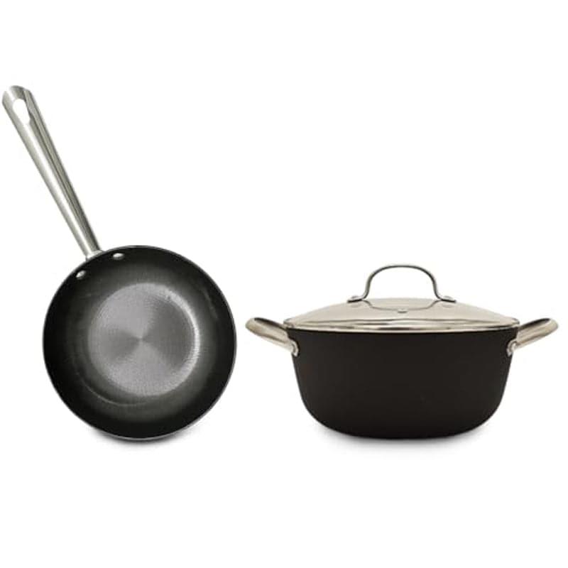 Buy Dwida Cast Iron Cookware - Set Of Two Cookware Sets from Vaaree