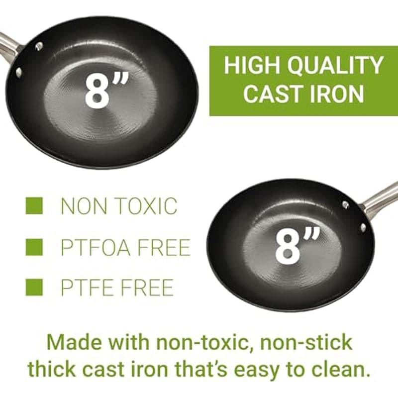 Cookware Sets - Golda Cast Iron Pan - Set Of Two