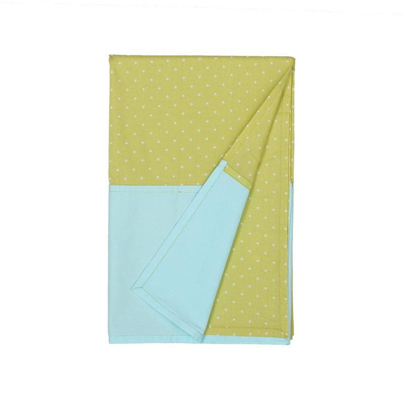 Buy The Perfect Morning Bedsheet (Turquoise) - Set Of Two Crib Bedsheets from Vaaree