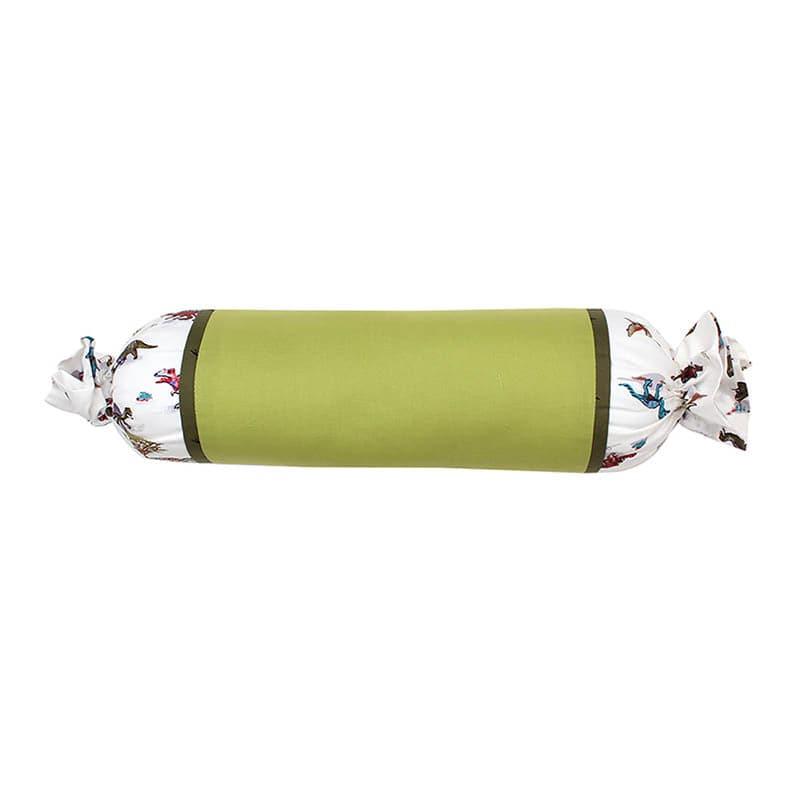 Buy The Dino Kingdom Bolster (Green) - Set Of Two Crib Bolster Covers from Vaaree