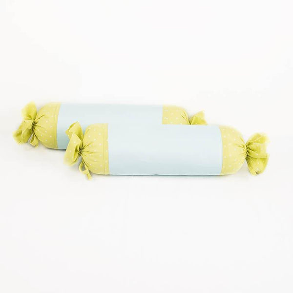 Crib Bolster Covers - The Perfect Morning Bolster - Turquoise