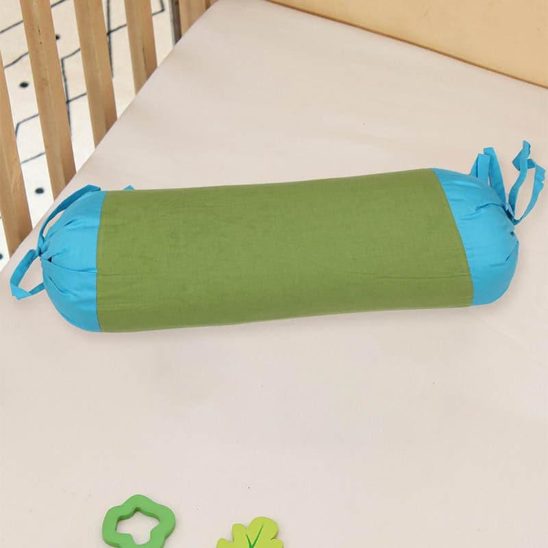 Buy The Happy Fishing Pure Bolster - Green Crib Bolster Covers from Vaaree