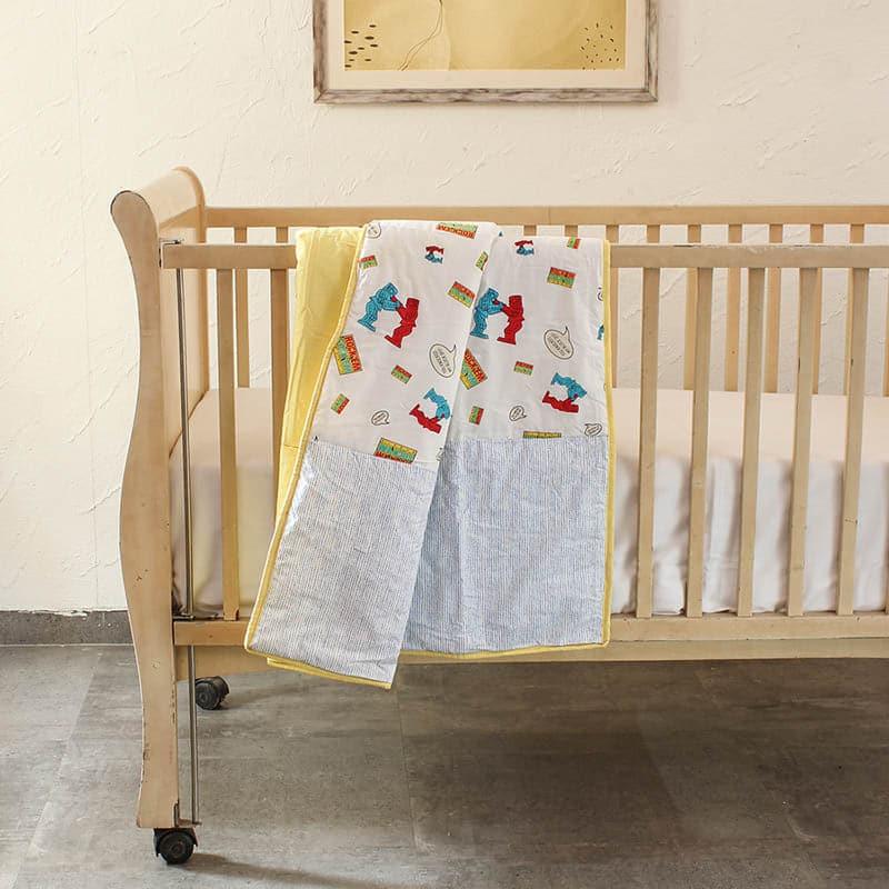 Buy The Fighter Robots Quilt Crib Quilts from Vaaree