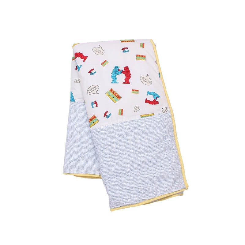 Buy The Fighter Robots Quilt Crib Quilts from Vaaree