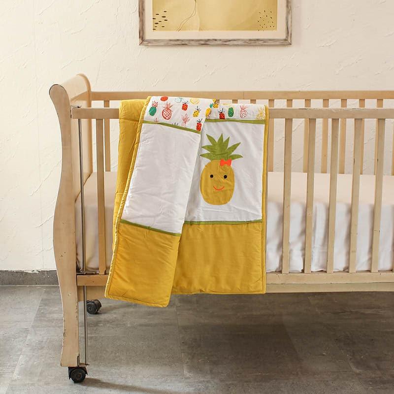 Buy The Juicy Pineapple Quilt Crib Quilts from Vaaree