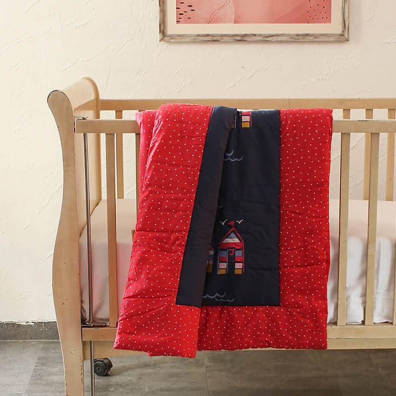 Buy Little Sailor Quilt - Navy Crib Quilts from Vaaree