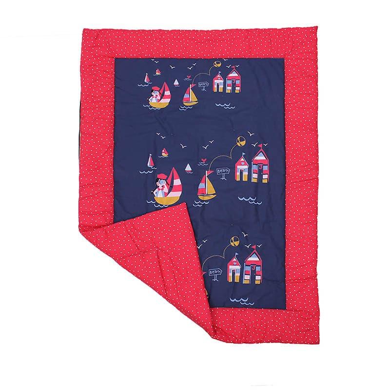 Buy Little Sailor Quilt - Navy Crib Quilts from Vaaree