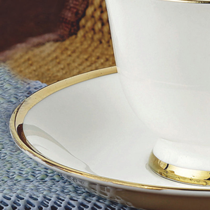 Tea Cup & Saucer - Maverina Cup & Saucer (125 ML) - Twelve Piece Set