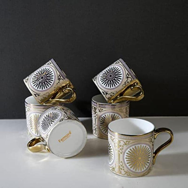 Cup - Ethereal Lora Mug (160 ML) - Set Of Six