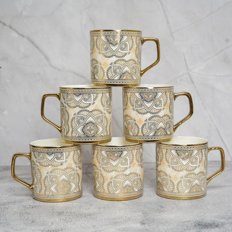 Cup - Lavera Ceramic Mug (180 ML) - Set Of Six