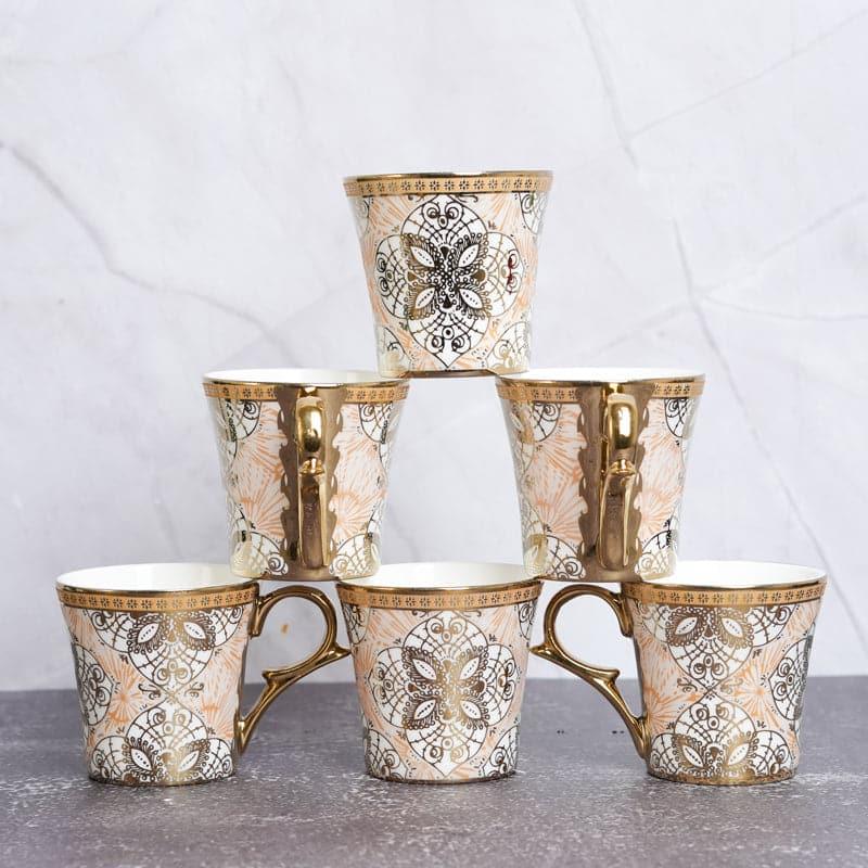 Cup - Pelana Ceramic Mug (180 ML) - Set Of Six