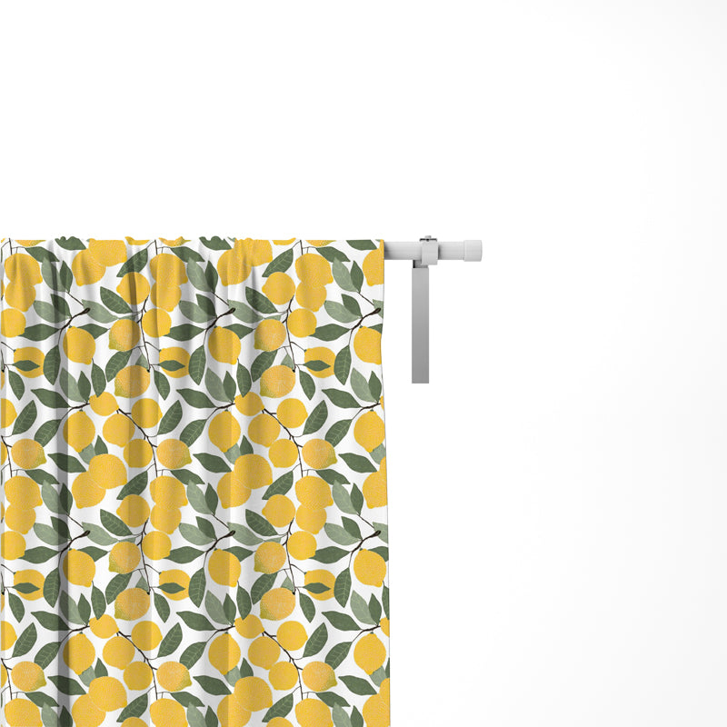 Buy Erica Floral Print Translucent Curtain - Set Of Two Curtains from Vaaree