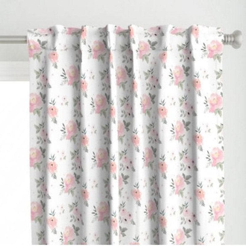 Buy Adriana Floral Curtain Curtains from Vaaree