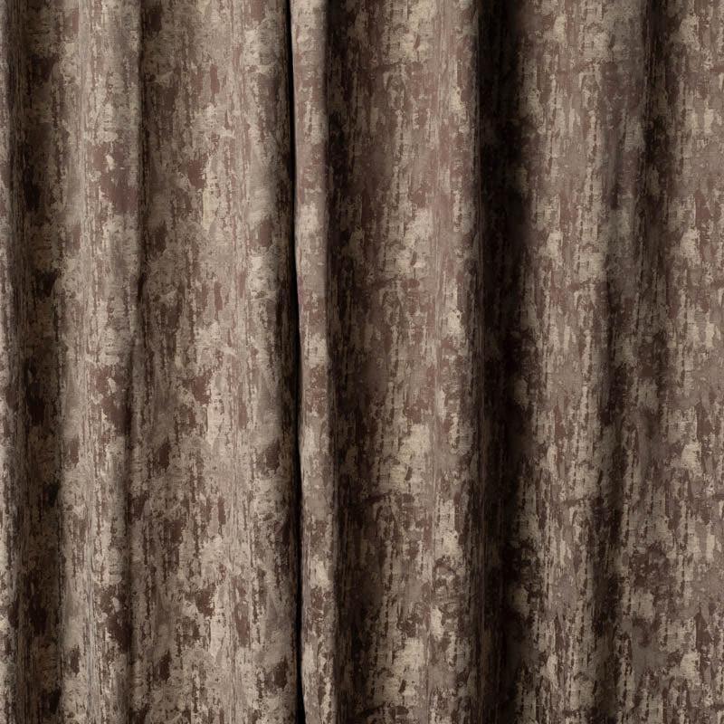 Buy Aviothic Jacquard Single Curtain (Brown) Curtains from Vaaree