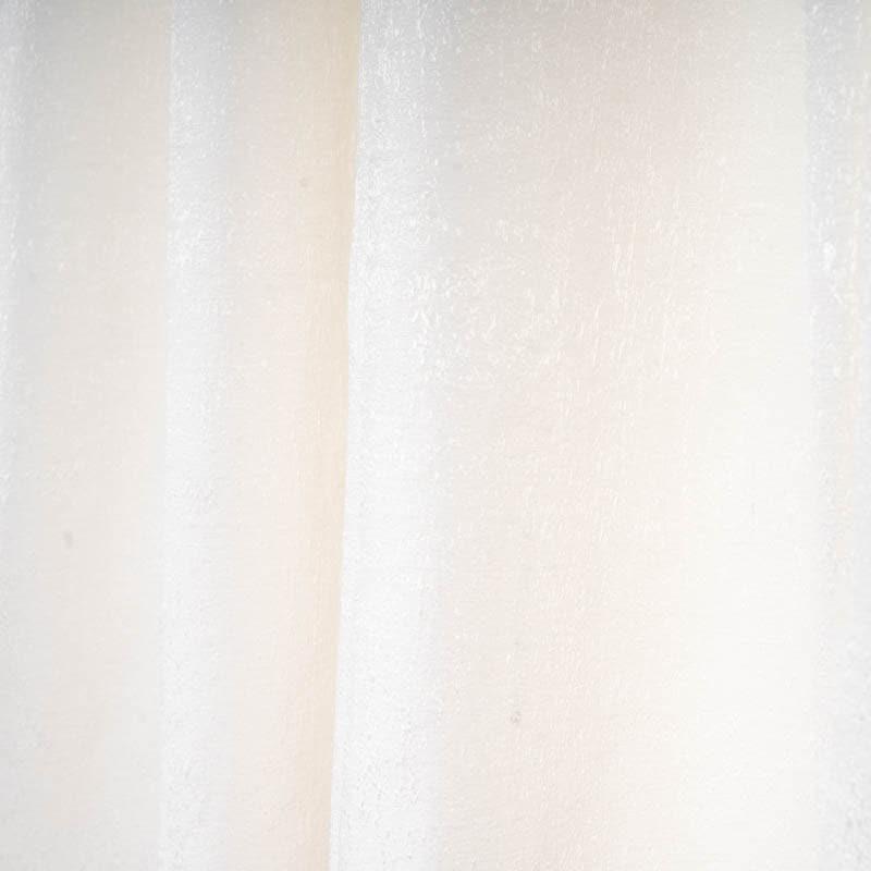 Curtains - Aviothic Jacquard Single Curtain (White)