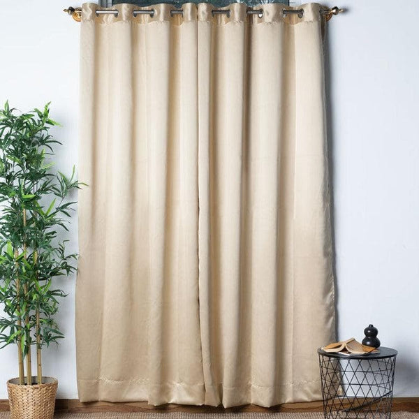 Buy Curtains - Beige Castle Curtain at Vaaree online
