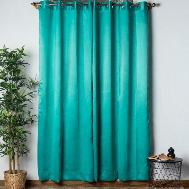 Buy Blue Castle Curtain Curtains from Vaaree