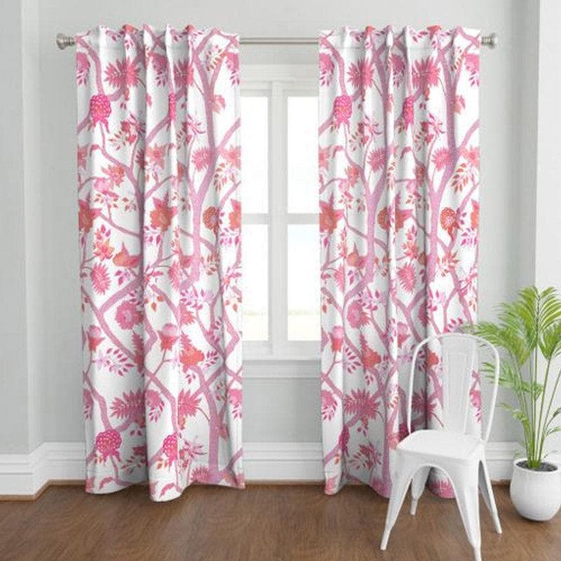 Buy Bluna Floral Curtain Curtains from Vaaree