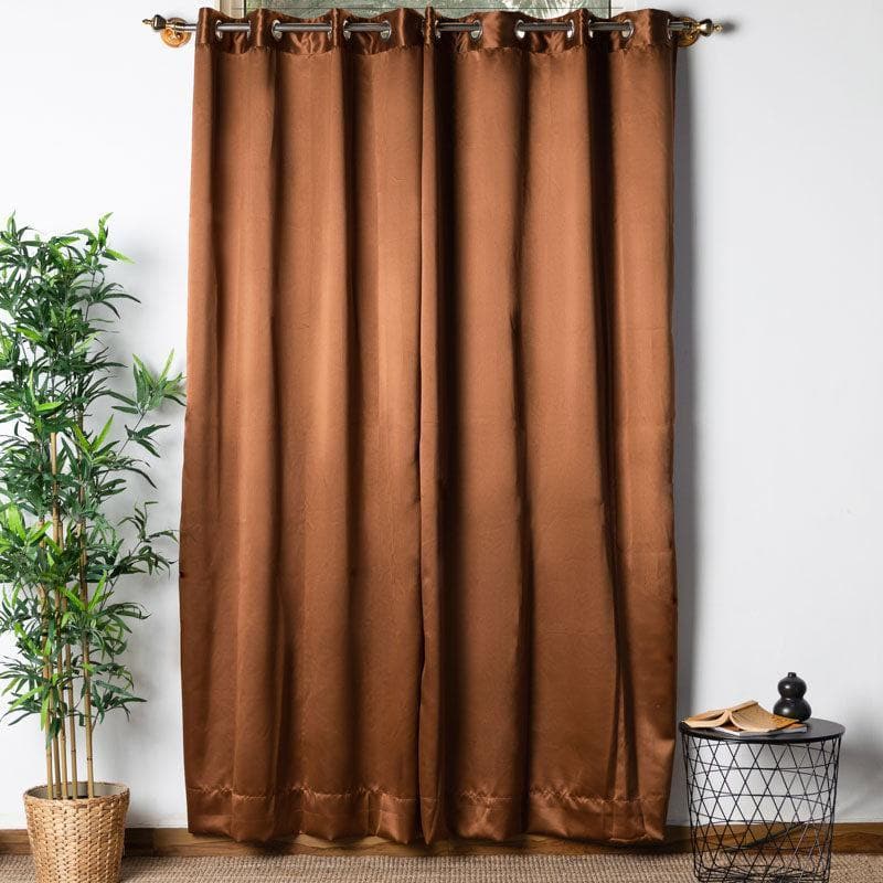 Buy Brown Castle Curtain Curtains from Vaaree