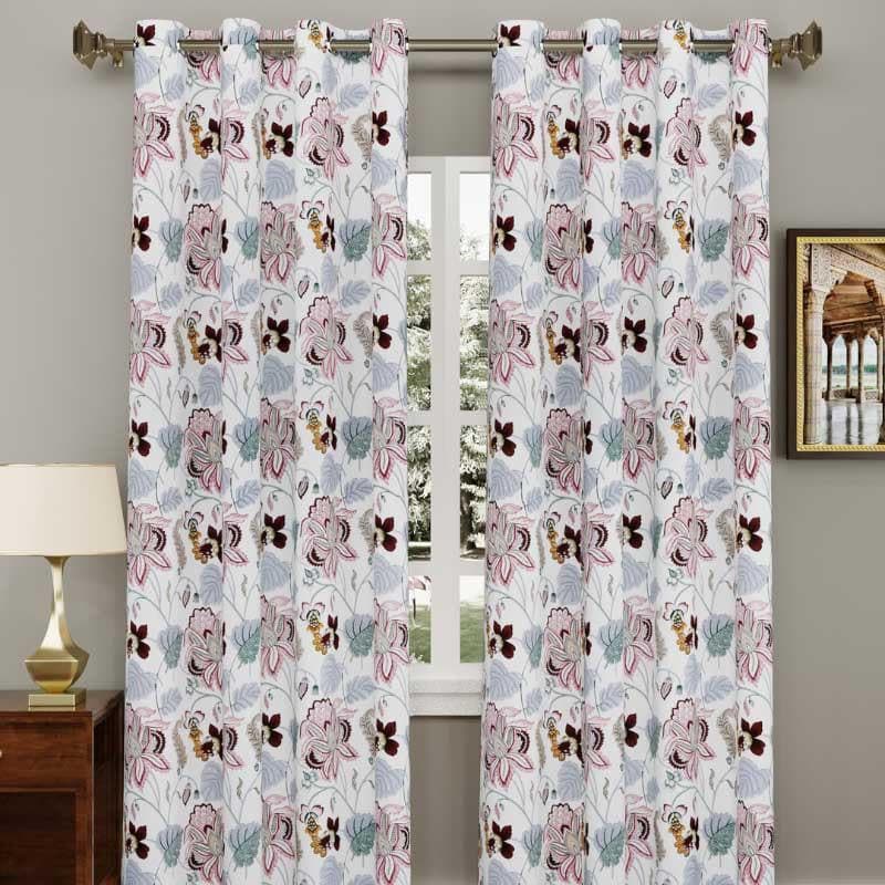 Buy Buttercups Curtain - Set Of Two Curtains from Vaaree