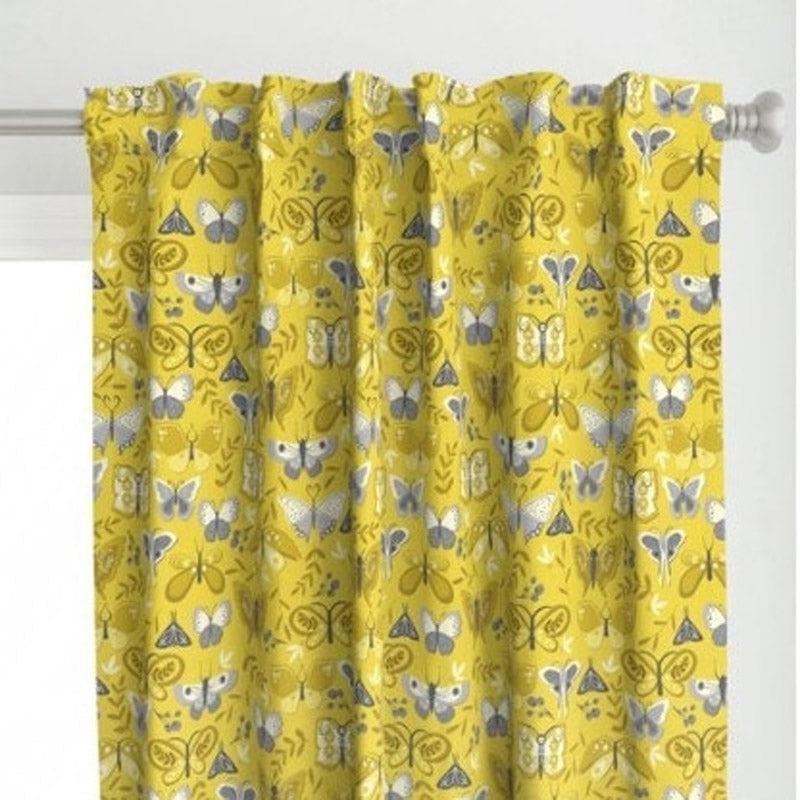 Buy Butterfy Garden Curtain Curtains from Vaaree