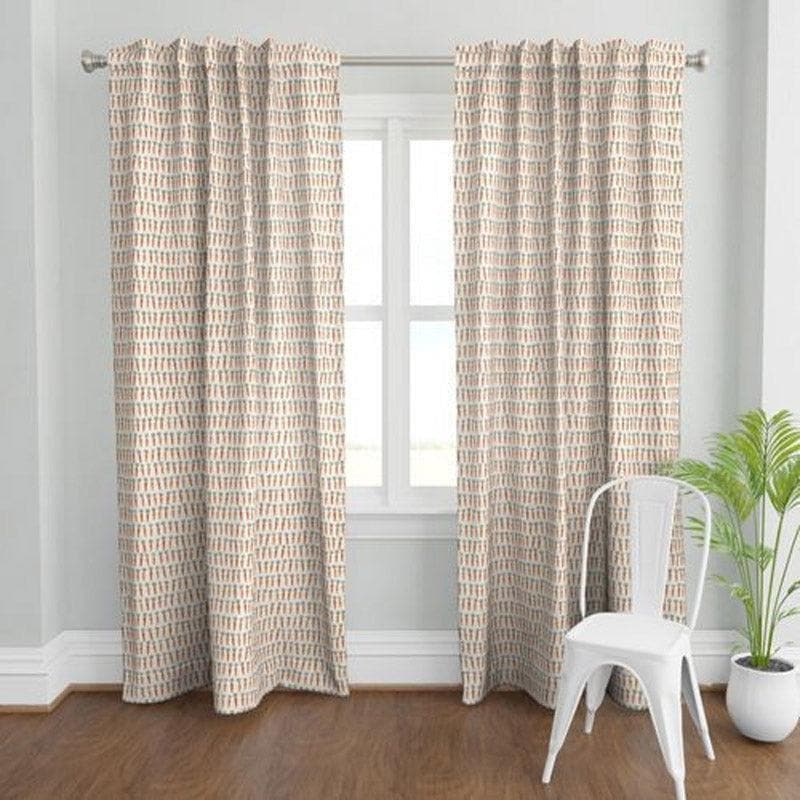 Buy Carrot Chroma Curtain Curtains from Vaaree