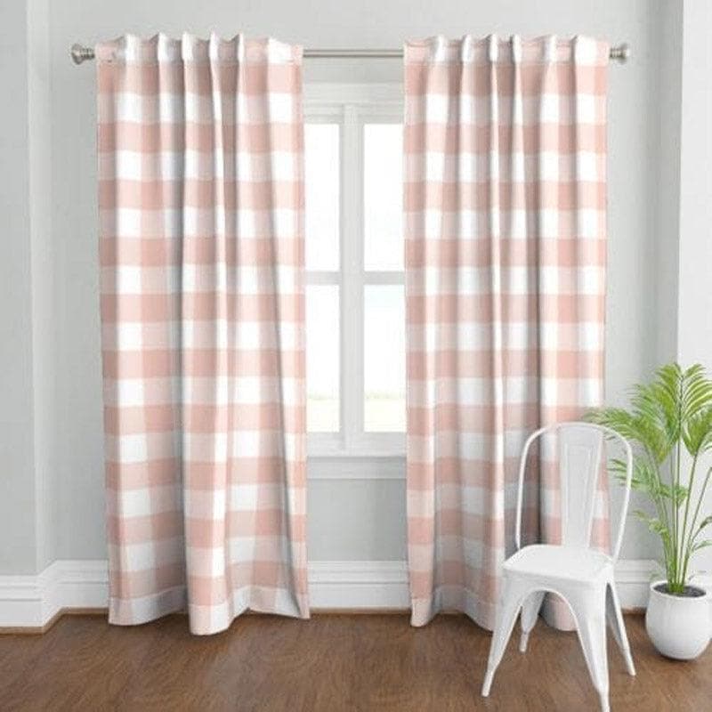 Buy Checkered Charm Curtain Curtains from Vaaree