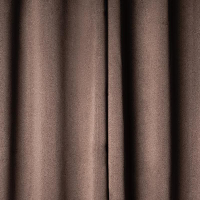 Buy Dark Brown Castle Curtain Curtains from Vaaree