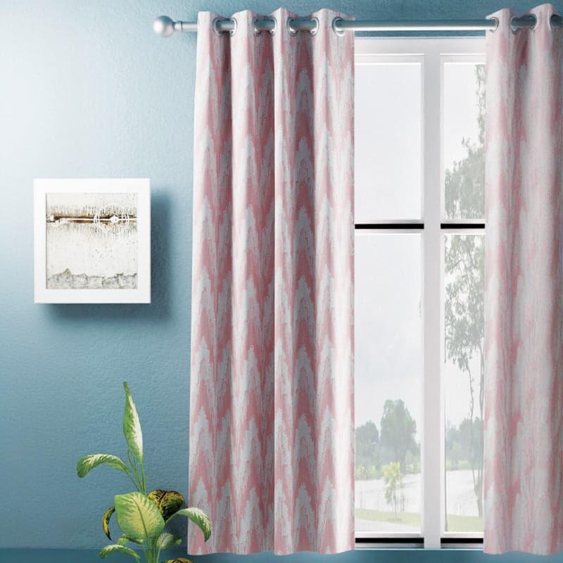 Buy Eyra Zig Zag Charm Curtain Curtains from Vaaree