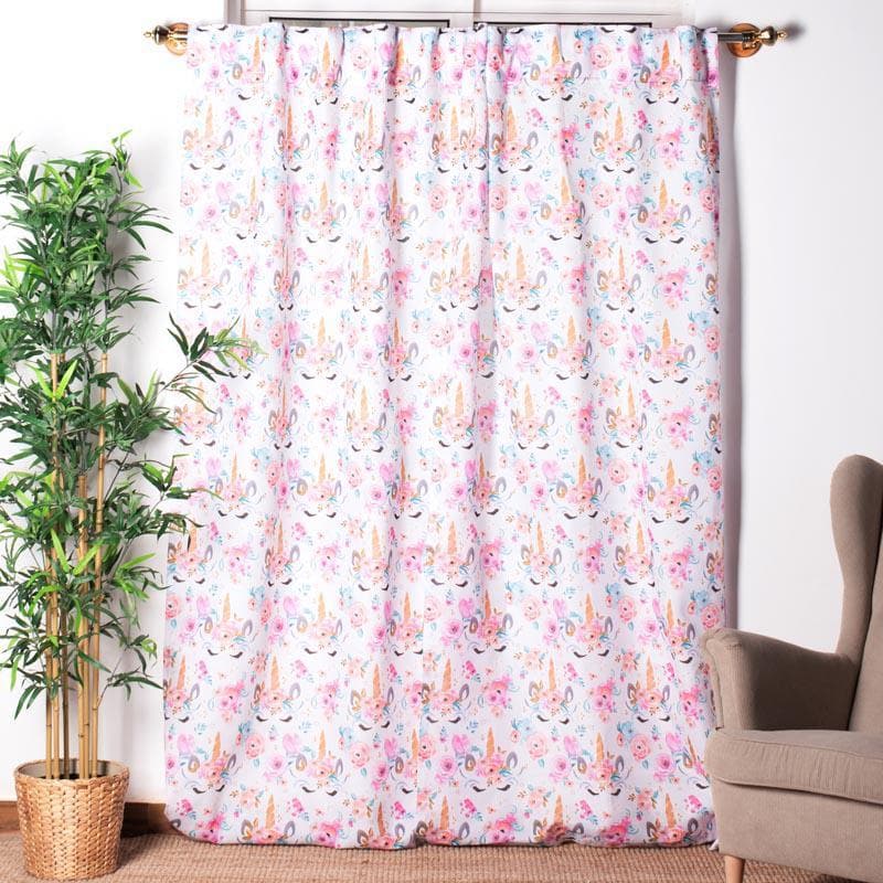 Buy Faint Florals Curtain Curtains from Vaaree