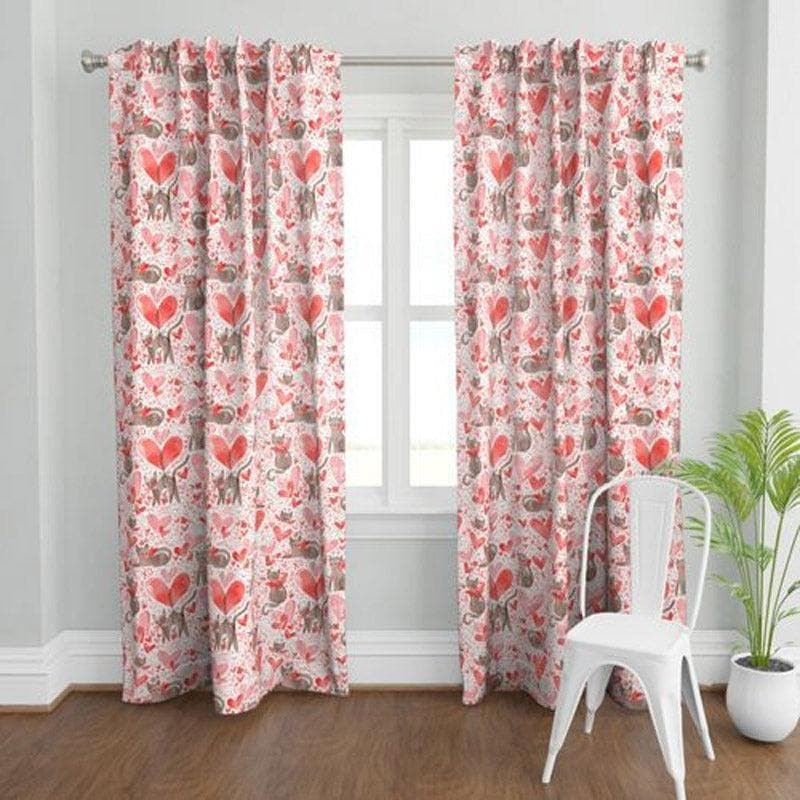 Buy Feline Pamper Curtain Curtains from Vaaree