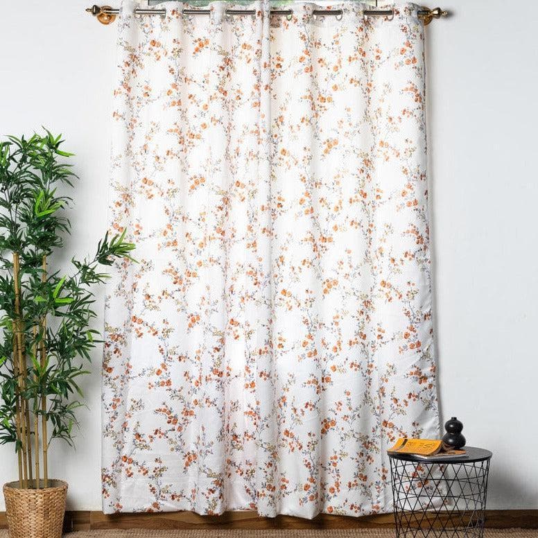 Buy Floral Cascade Curtain Curtains from Vaaree