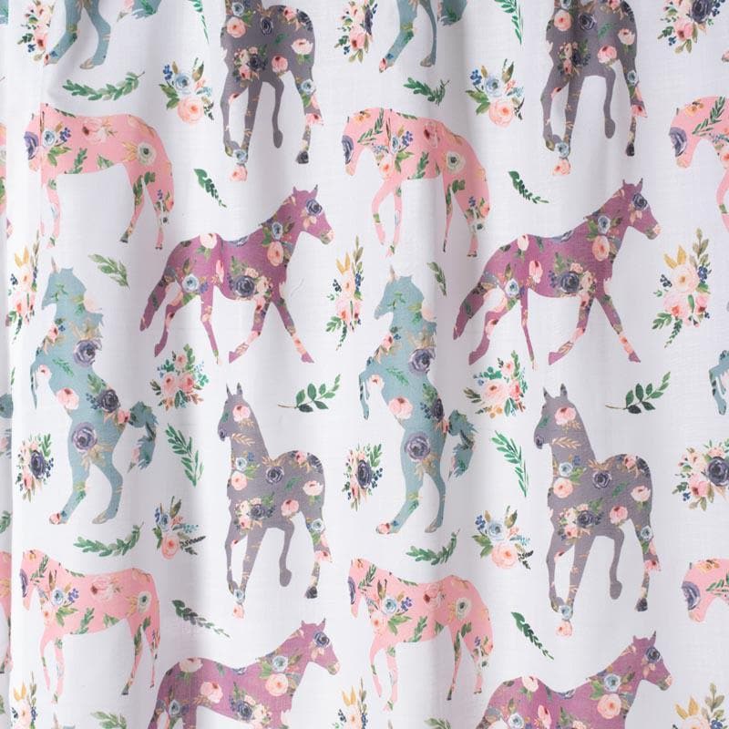 Buy Floral Horse Ride Curtain Curtains from Vaaree