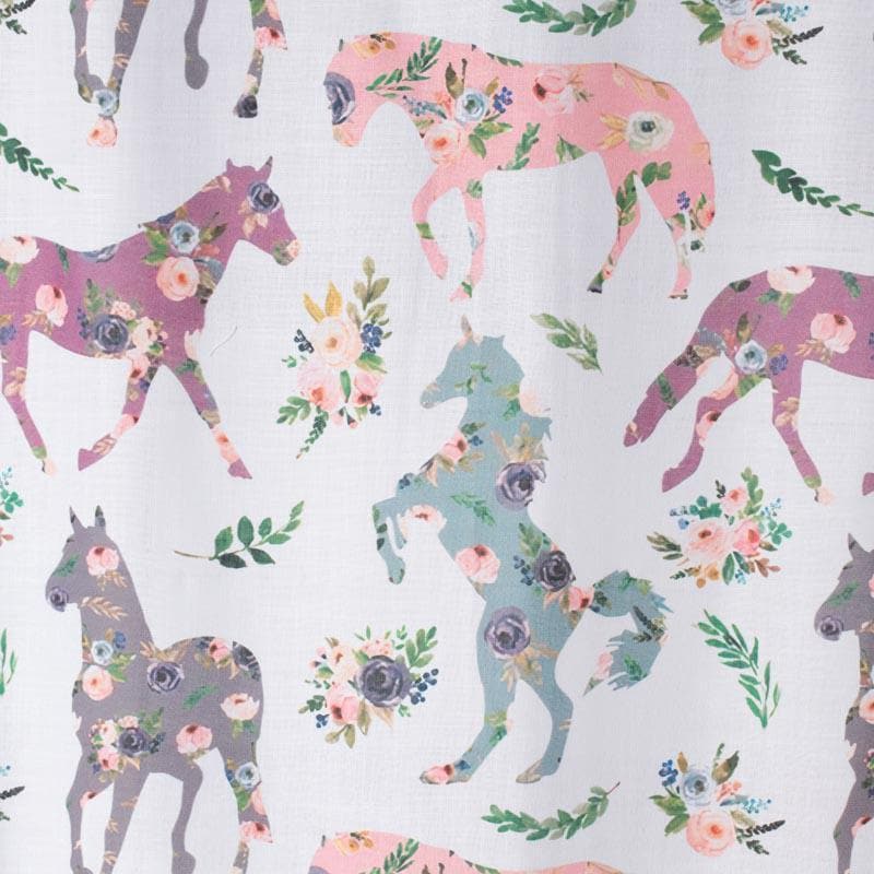 Buy Floral Horse Ride Curtain Curtains from Vaaree