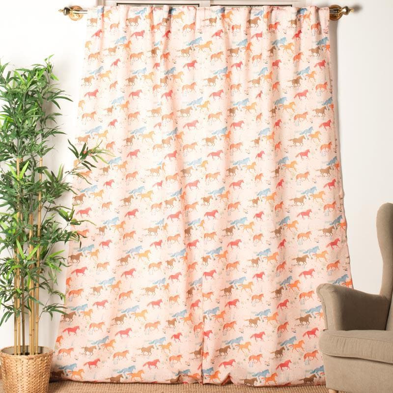 Buy Galloping Tails Curtain Curtains from Vaaree