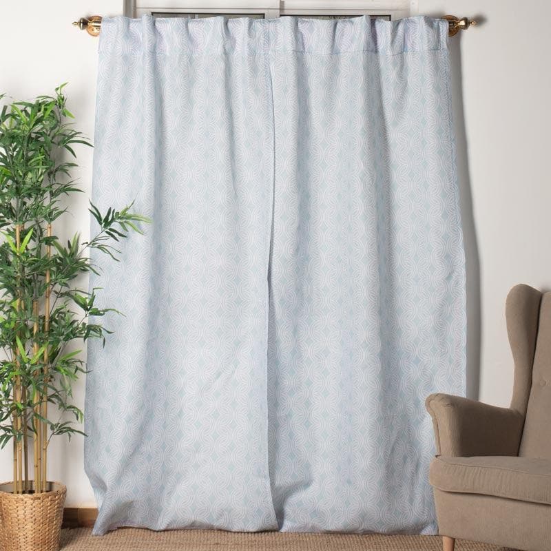 Buy Geo-Bliss Patterned Curtain Curtains from Vaaree