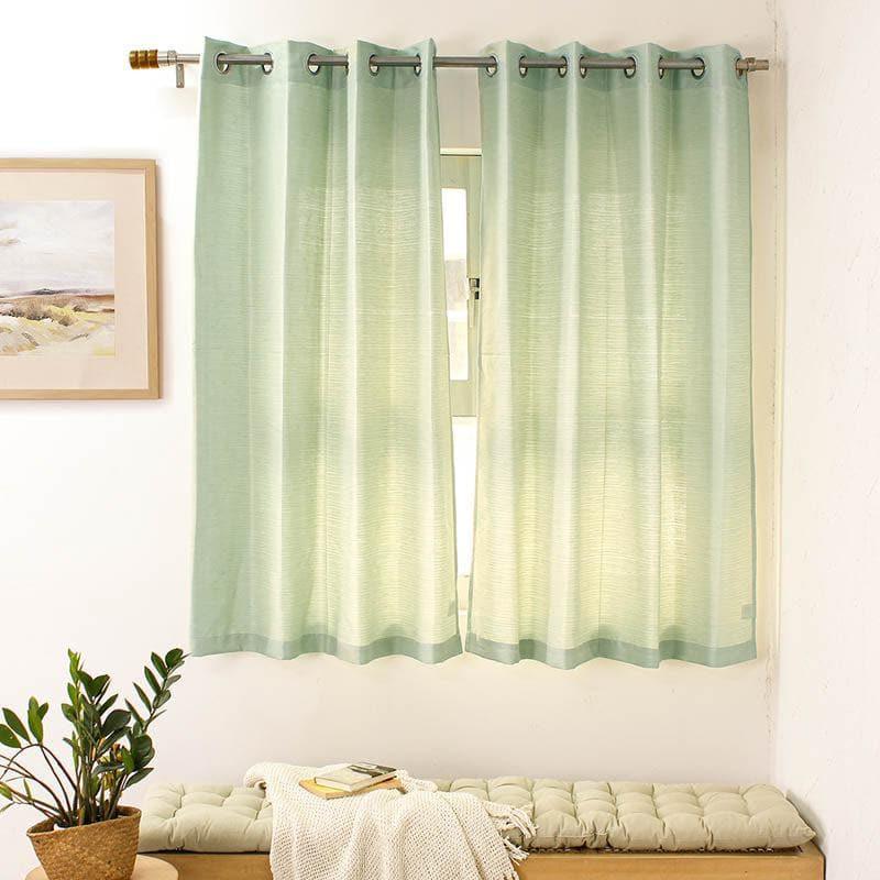 Buy Chambal Curtain - Green Curtains from Vaaree