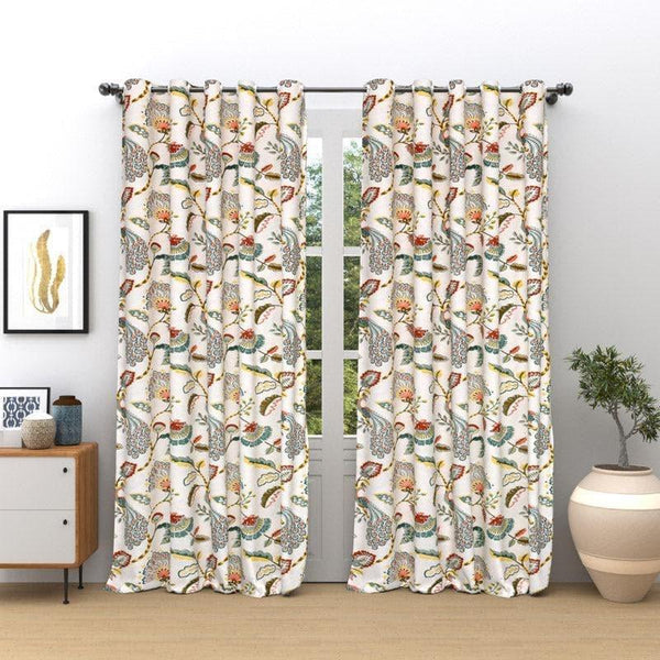 Curtains - Haruna Curtain (Yellow & Turquoise) - Set Of Two