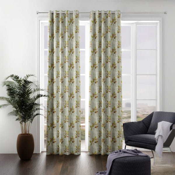 Curtains - Ikta Floral Curtain - Set Of Two