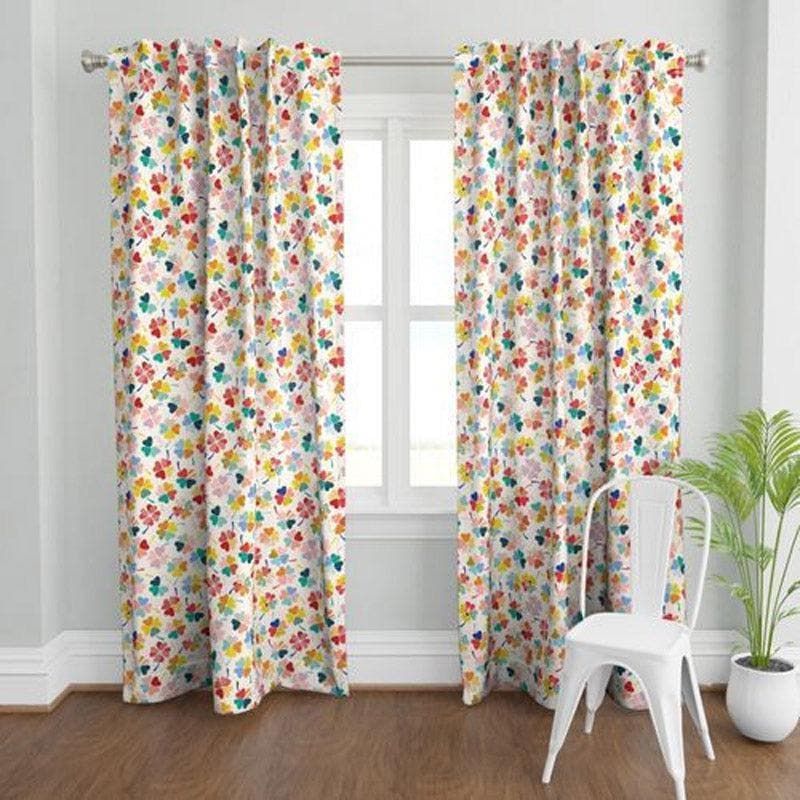 Buy Imona Floral Curtain Curtains from Vaaree