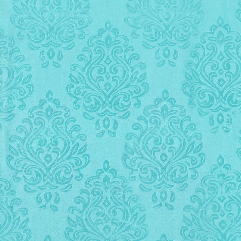 Buy Kinaash Jacquard Curtain - Teal Curtains from Vaaree