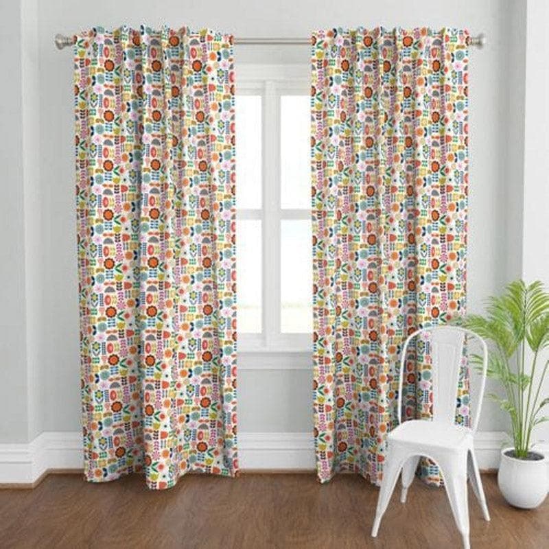 Buy Lenkar Floral Curtain Curtains from Vaaree