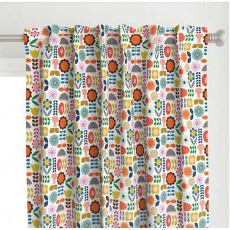 Buy Lenkar Floral Curtain Curtains from Vaaree