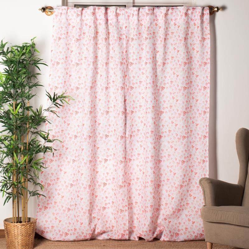 Buy Lovely Hearts Curtain Curtains from Vaaree