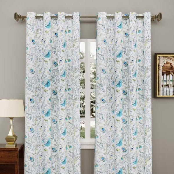 Buy Mausamiyaan Curtain - Set Of Two Curtains from Vaaree