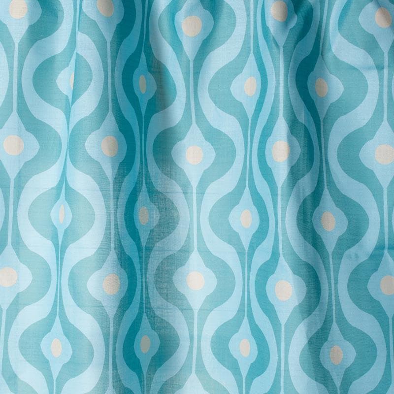 Buy Modern Day Wave Printed Curtain Curtains from Vaaree