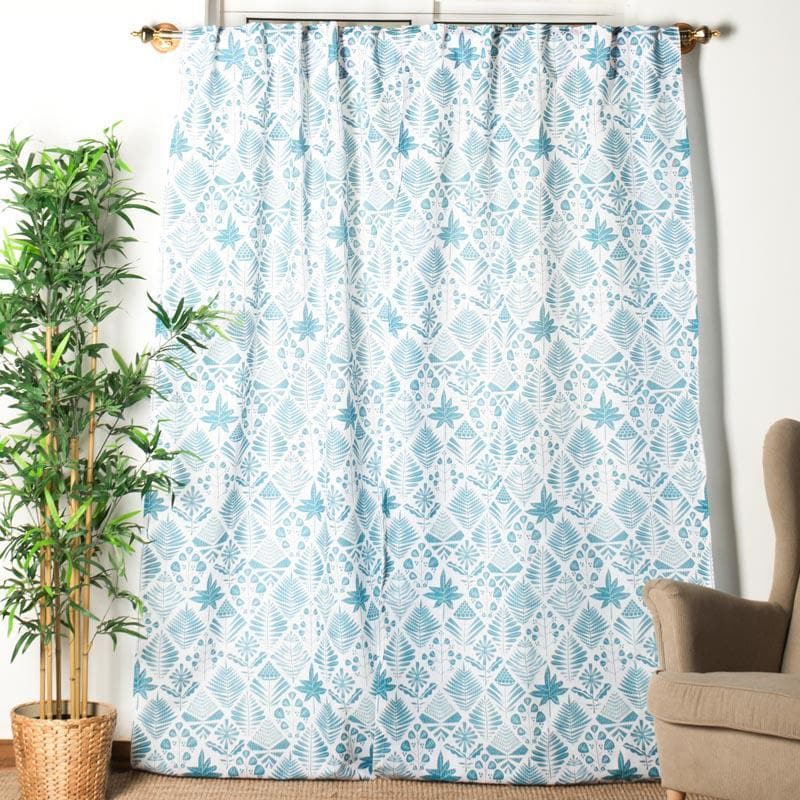 Buy Modern Floral Printed Curtain Curtains from Vaaree