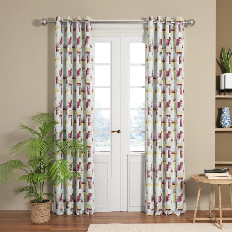 Curtains - Nitara Floral Curtain - Set Of Two