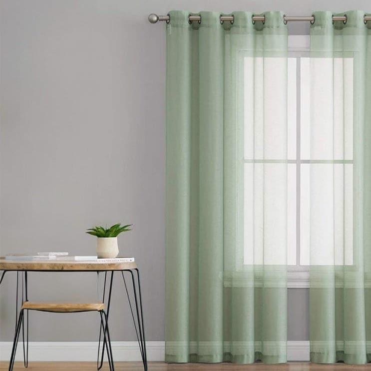 Buy Nitiksha Solid Single Curtain - Green Curtains from Vaaree